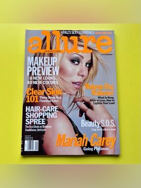 Vintage Y2K Diva Mariah Carey Allure Magazine September 2001 Issue
